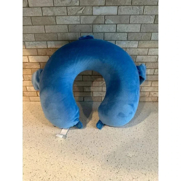 Disney Cartoon Stitch Car Headrest Kawaii Blue 120 - Picture 2 of 2